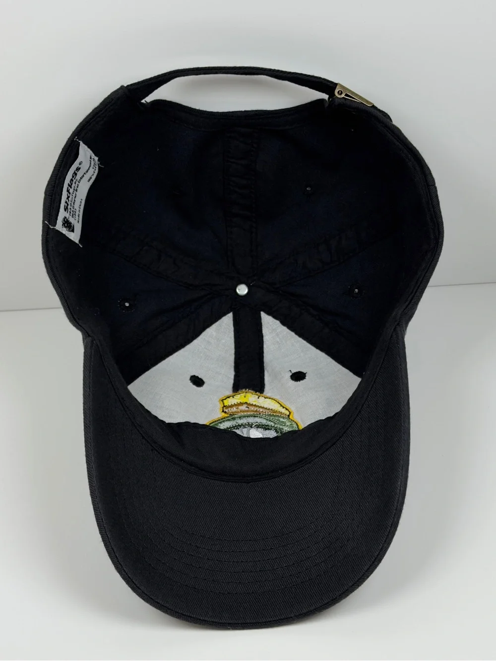 Six Flags Marvin the Martian Hat Looney Tunes Youth Strapback Black 2008 Y2K